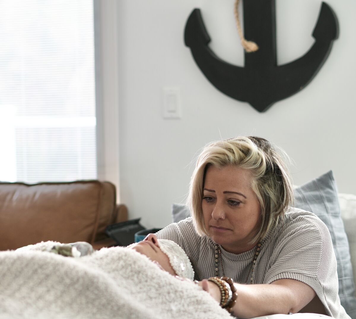 Meaghan guiding a woman through a belief-release session